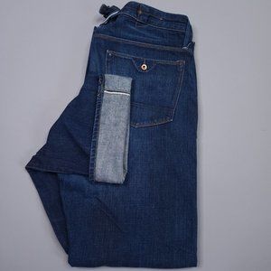 Earnest Sewn Buckle Back Rollo BB Classic Selvedge Bootcut Jeans USA MADE 36x35